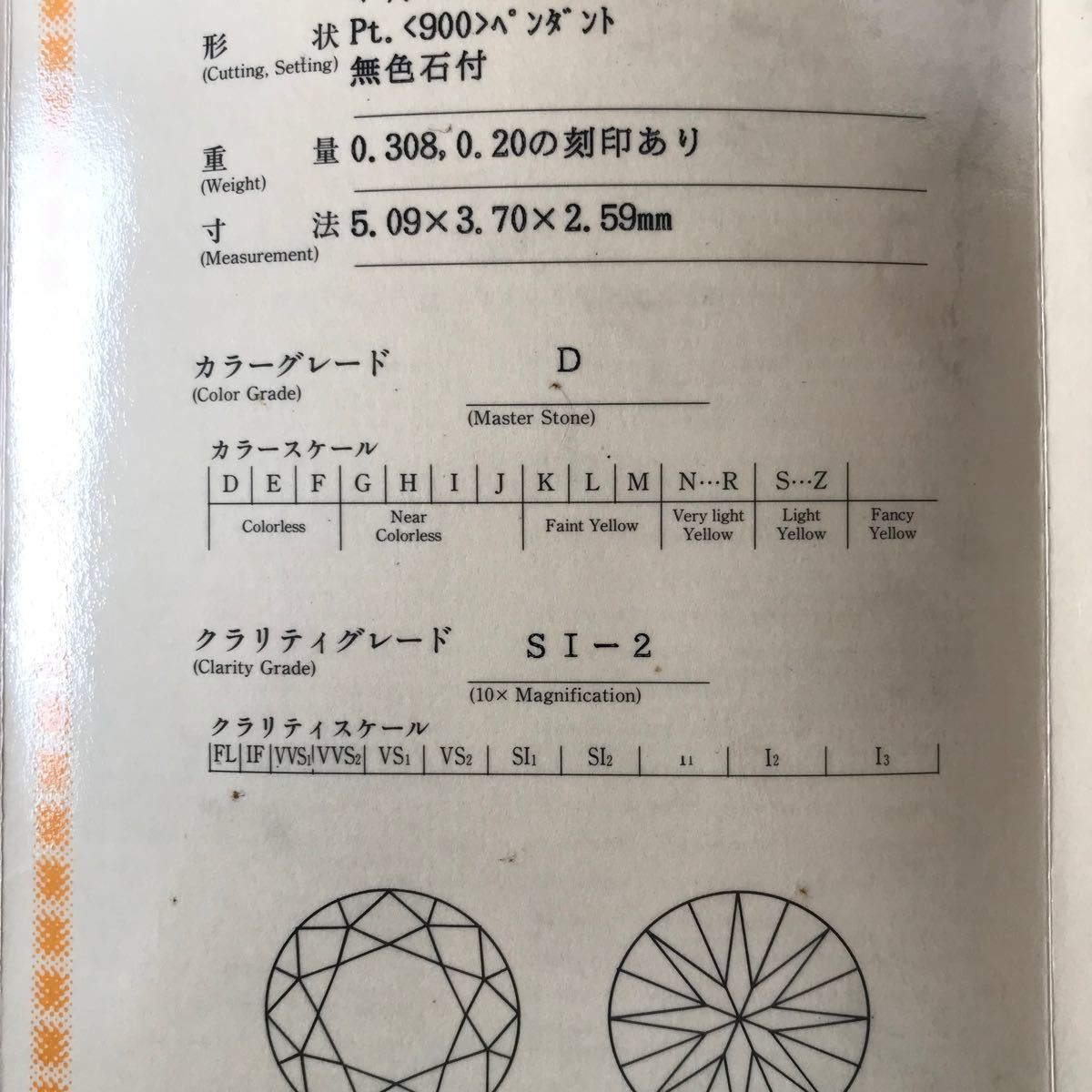 Dカラーダイヤとオレンジサファイア ccorca.org