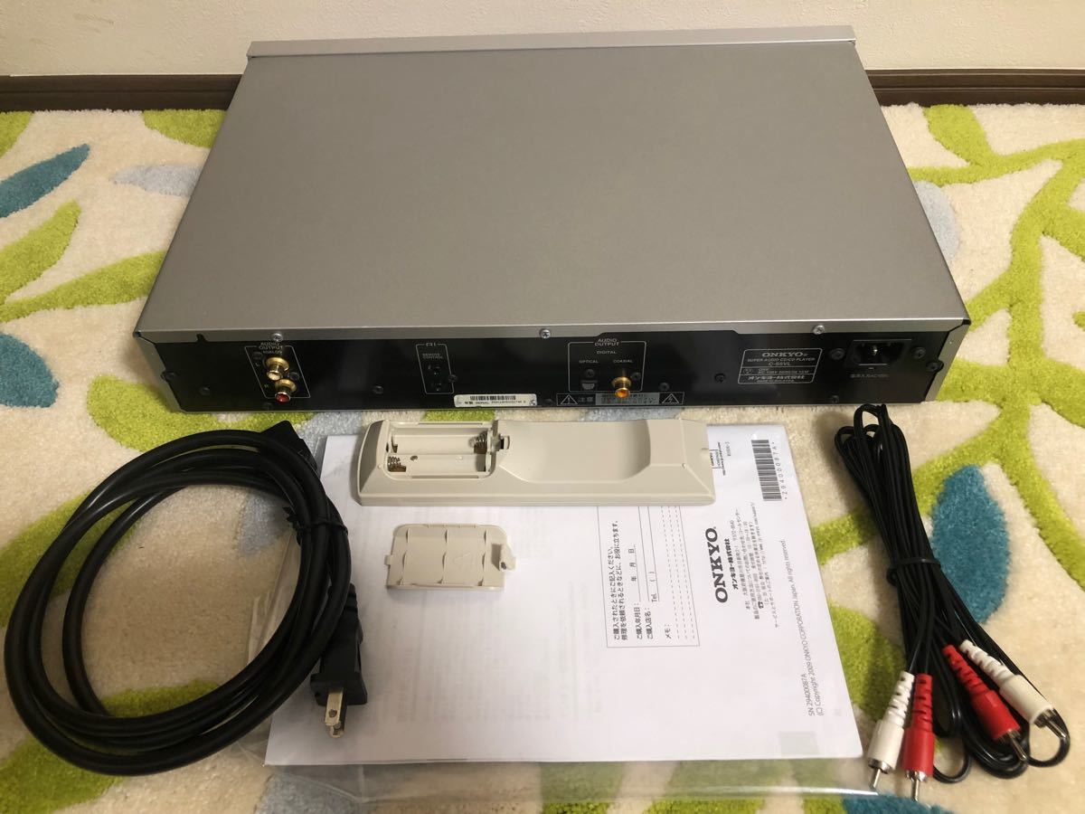 完動品】極上美品ONKYO C-S5VL(S) SACDプレーヤー純正リモコン 完動品】極上美品ONKYO C-S5VL(S) SACDプレーヤー純正リモコン