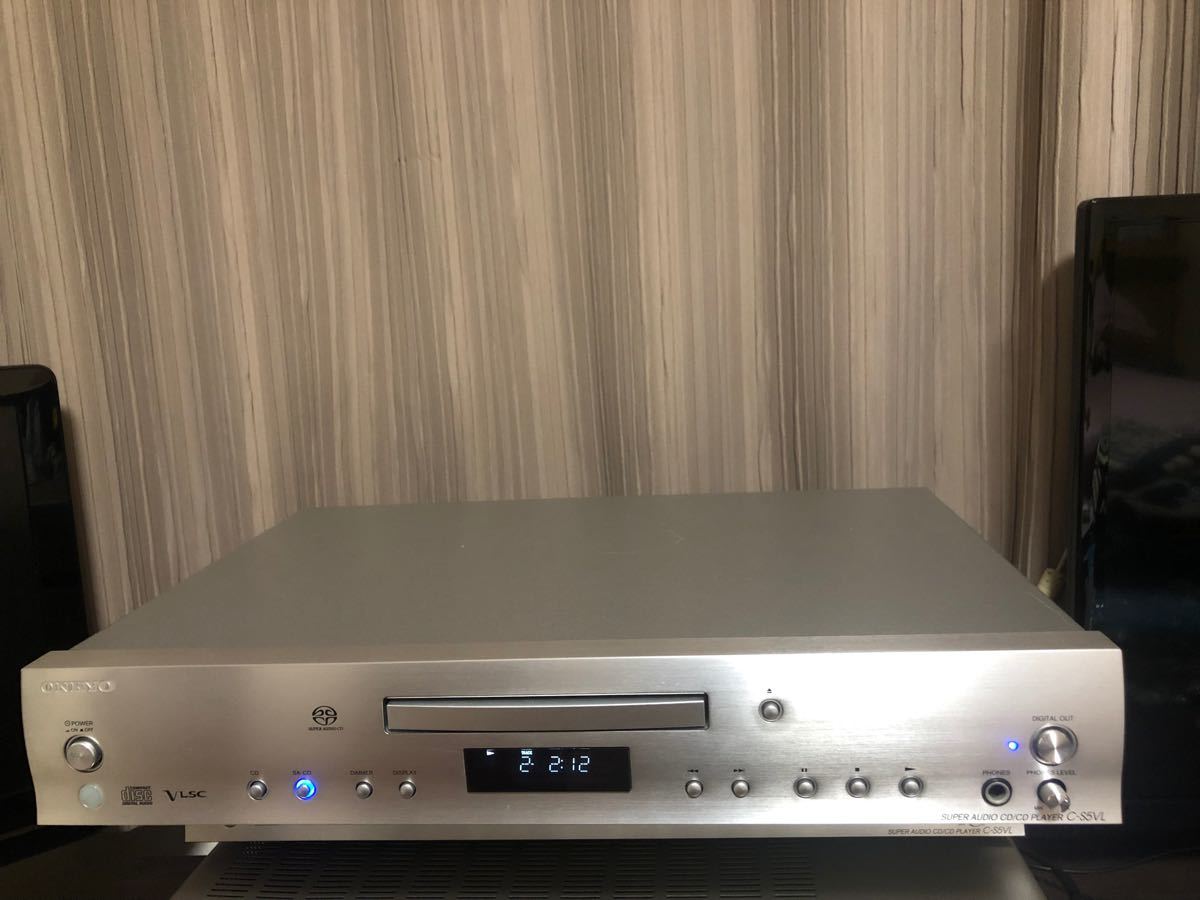 完動品】極上美品ONKYO C-S5VL(S) SACDプレーヤー純正リモコン 完動品】極上美品ONKYO C-S5VL(S) SACDプレーヤー純正リモコン