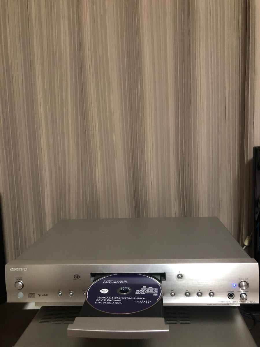 完動品】極上美品ONKYO C-S5VL(S) SACDプレーヤー純正リモコン 完動品】極上美品ONKYO C-S5VL(S) SACDプレーヤー純正リモコン
