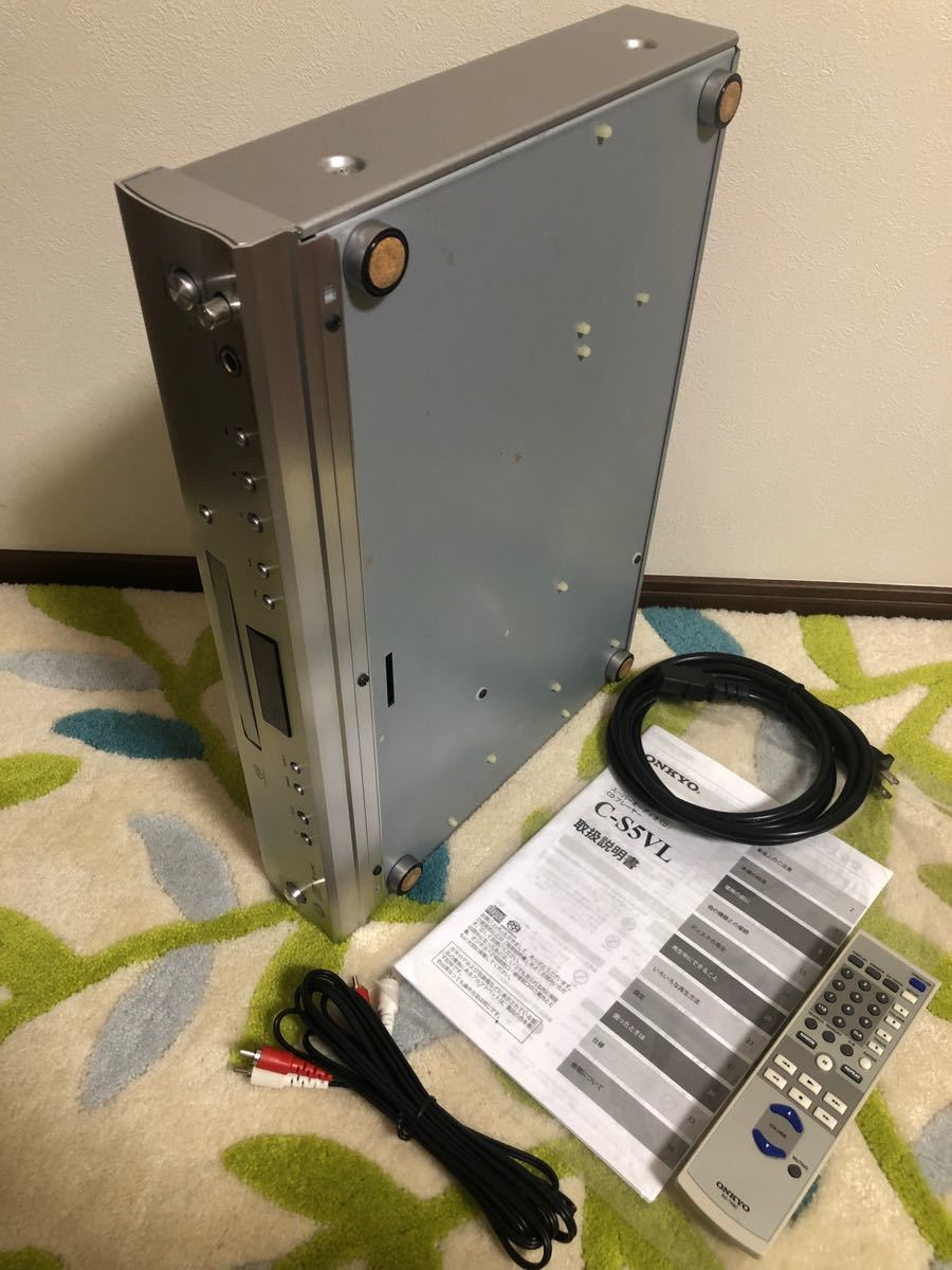 完動品】極上美品ONKYO C-S5VL(S) SACDプレーヤー純正リモコン 完動品】極上美品ONKYO C-S5VL(S) SACDプレーヤー純正リモコン