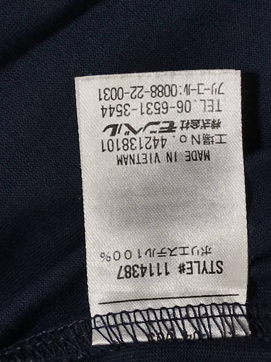 mont-bell モンベル 半袖Tシャツ ウィックロン XSサイズ テラプロジェクト ネイビー #1114387 中古_画像5