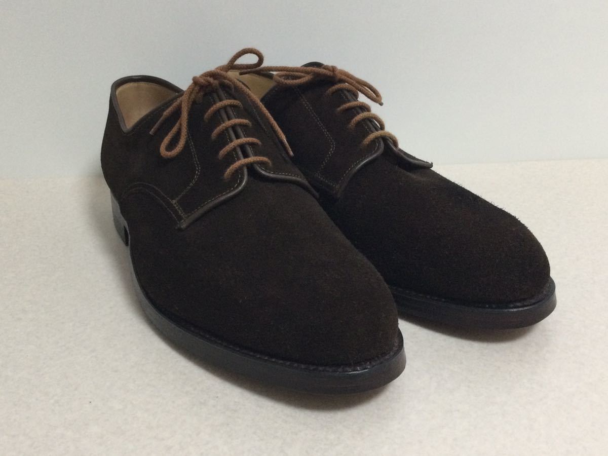 未使用!SHIPS別注 CROCKETT & JONES GRASMERE 2 DARK BROWN 9E