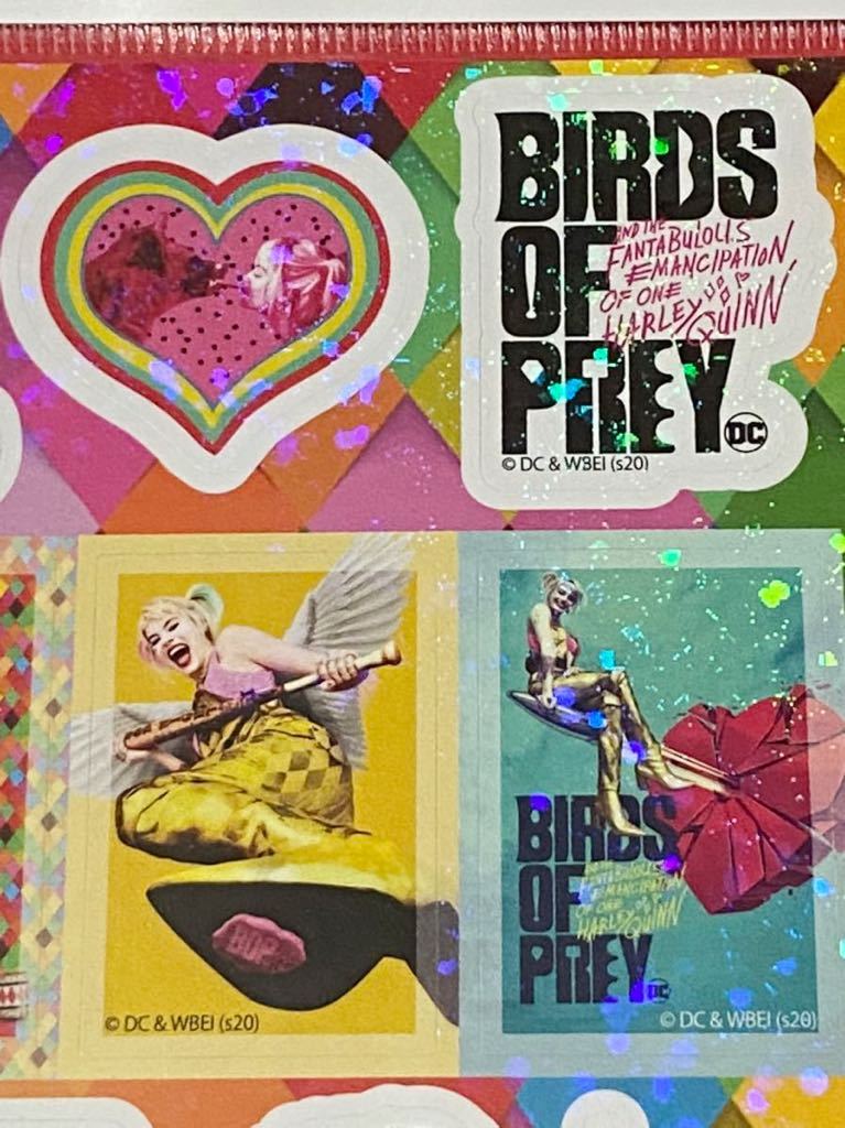 #●# ハーレイ・クインの華麗なる覚醒 BIRDS OF PREY ステッカー ホログラムステッカーシート コレクションの画像3