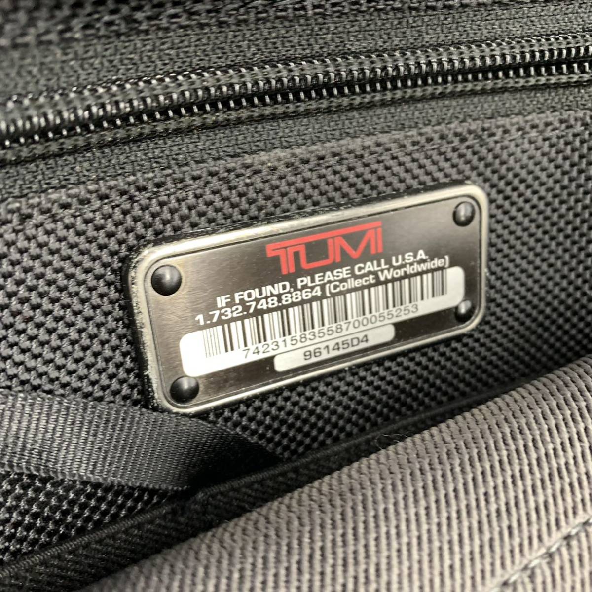 D☆良品 'TUMI トゥミ' ナパレザー T-PASS 2way ブリーフケース