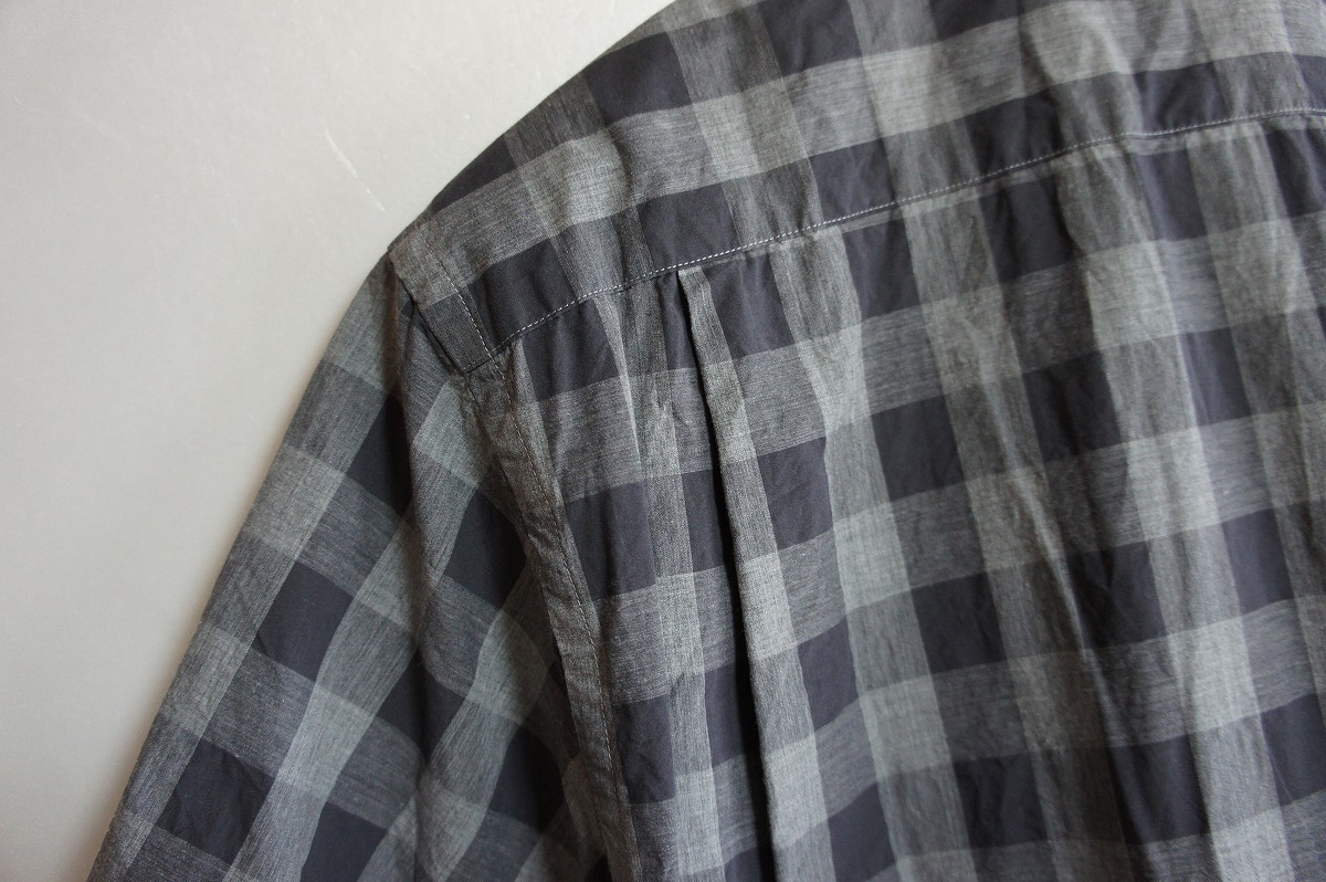  beautiful goods UNITED ARROWS BEAUTY&YOUTH United Arrows short sleeves shirt 1216-163-2145 cotton ash 711M