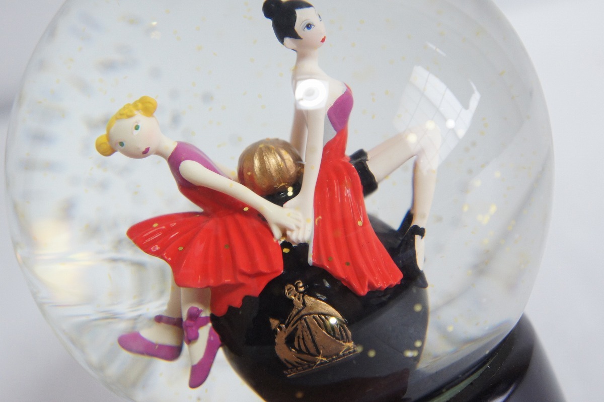  rare LANVIN Lanvin snow dome music box attaching ornament interior objet d'art limited goods 721M