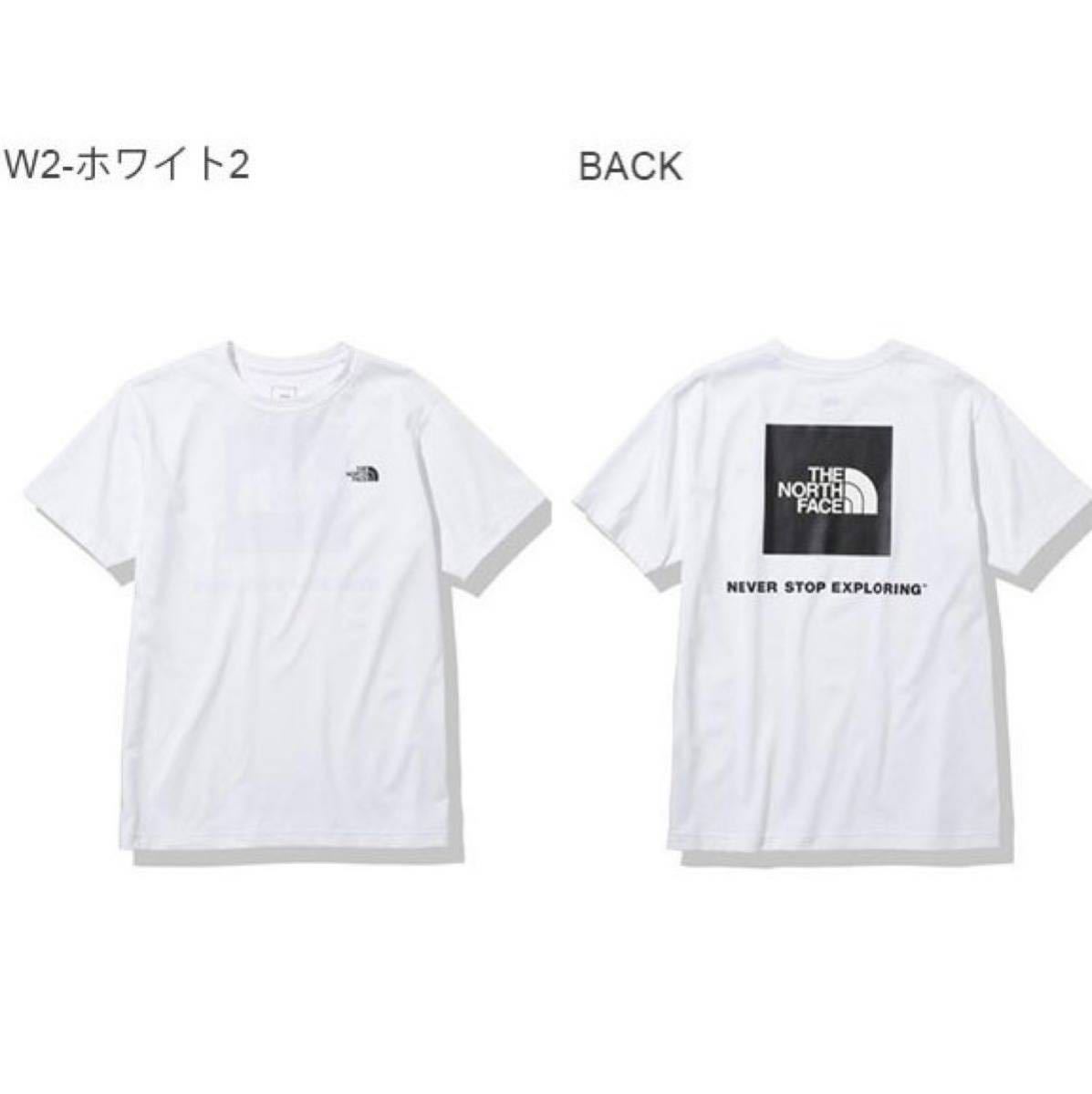 【XL】新品★ノースフェイス★Tシャツ★スクエアロゴ★ホワイト★NT32144