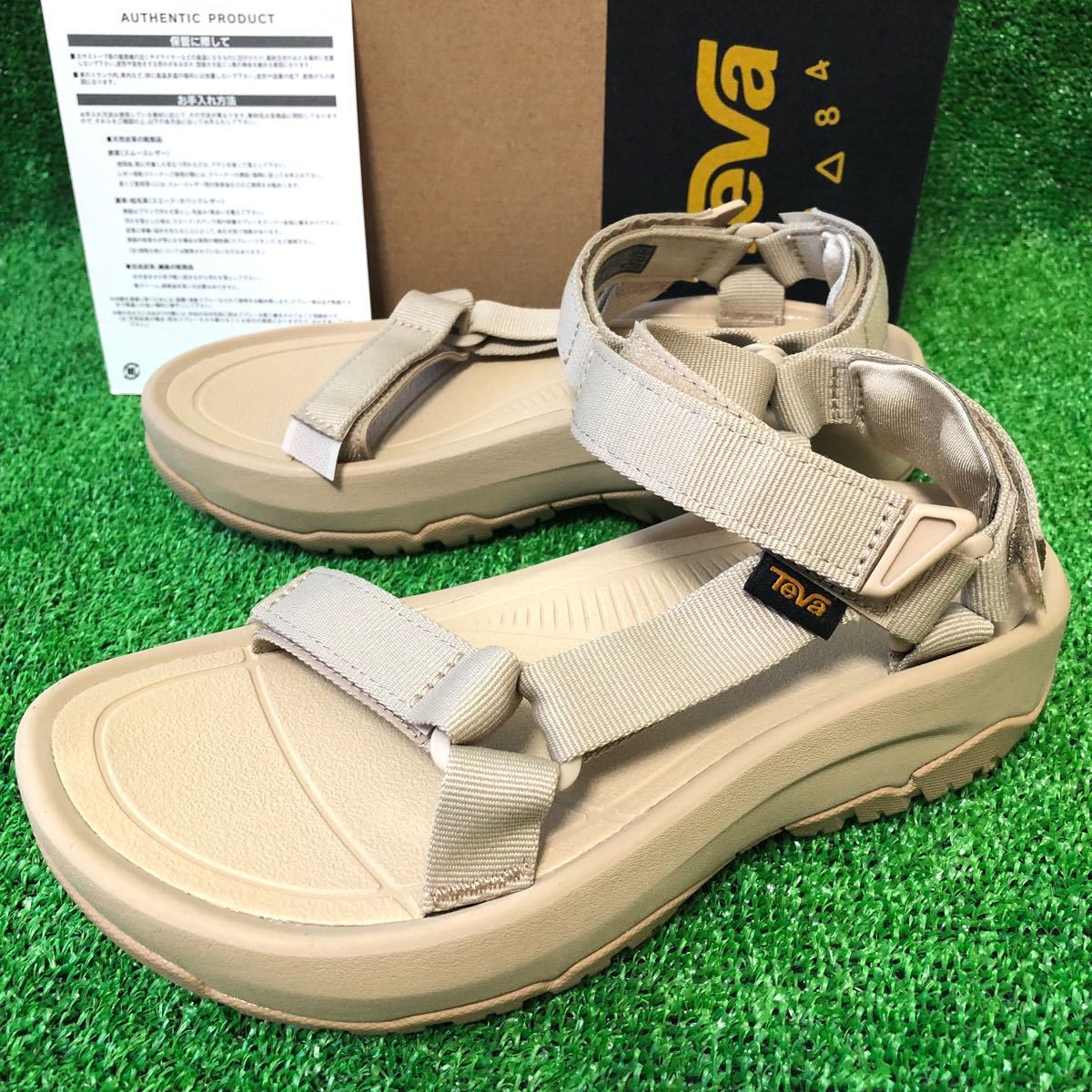 24】新品☆テバ ハリケーン XLT2 アンプソール☆ベージュ☆Teva