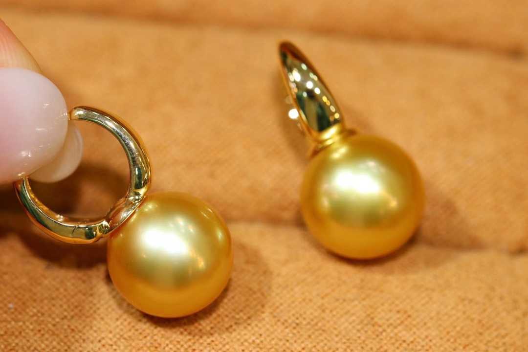 高級】天然南洋真珠 ピアス12-13mm k18 | incalake.com