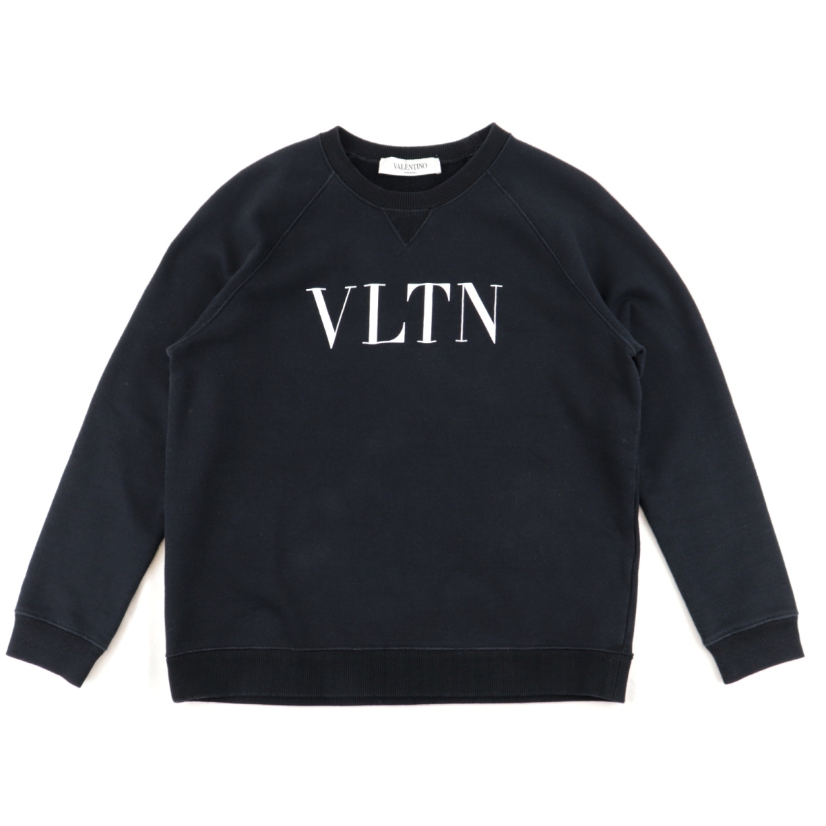 ヴァレンチノ VLTNロゴ スウェットシャツ レディース 黒 XS クルー