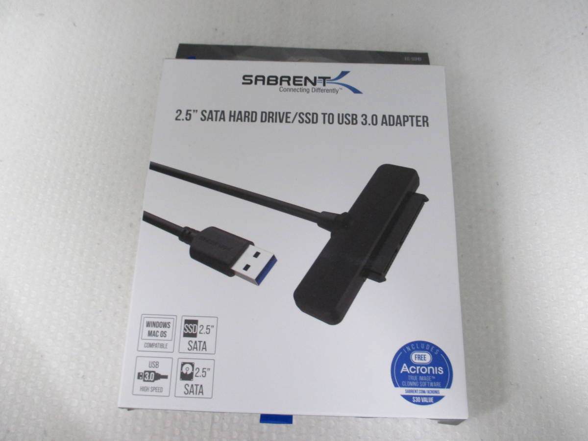 【送料385円】　Sabrent USB 3.0変換アダプタケーブル 2.5インチ SATA/SSD/HDD_画像1