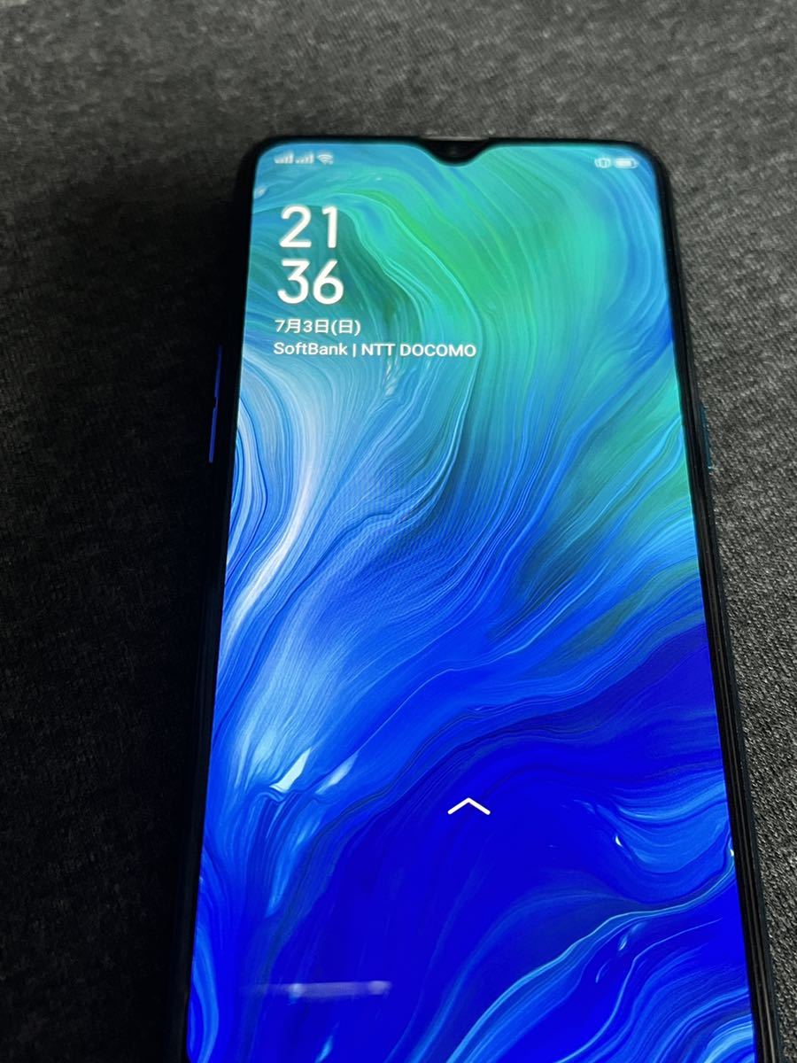 OPPO Reno A ブルー CPH1983-BK SIMフリー 128GB - 携帯電話