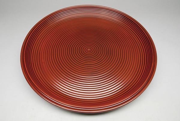 七】 茶道具 盆点前用 乱盆 尺1 木製 本漆塗り 新品 espanol