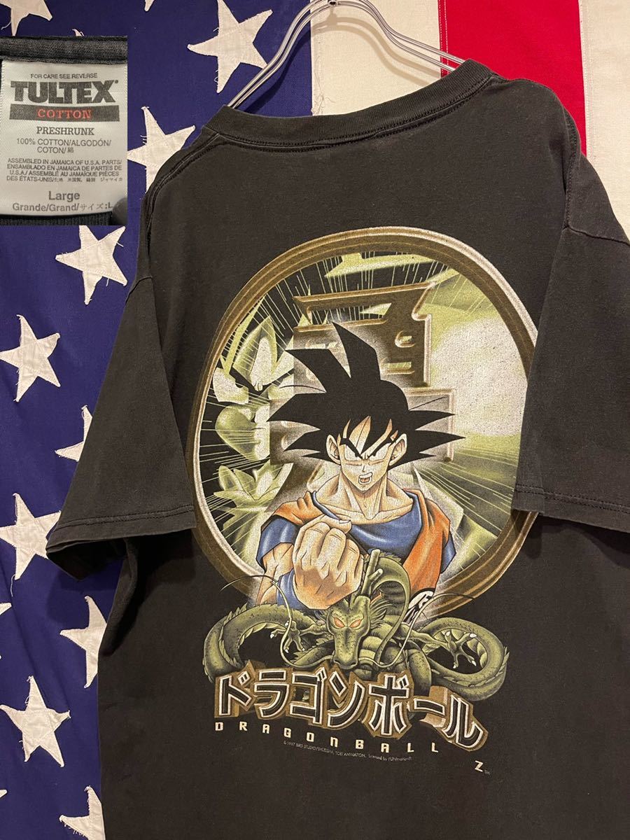 にぜひフォ ドラゴンボールZ Tシャツ キャラ集合 アニメ 海外古着 L