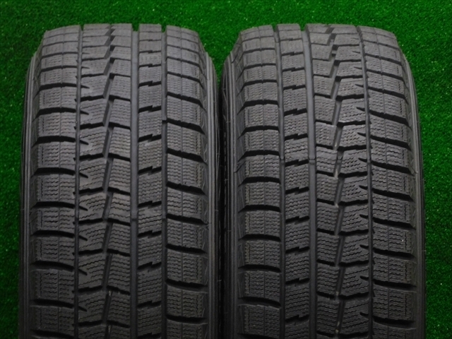 処分特価品 中古 ホイールタイヤ 4本 195/65R15 2018年製 9分山 ユーロデザイン アイガー スタッドレス タイヤ_画像6