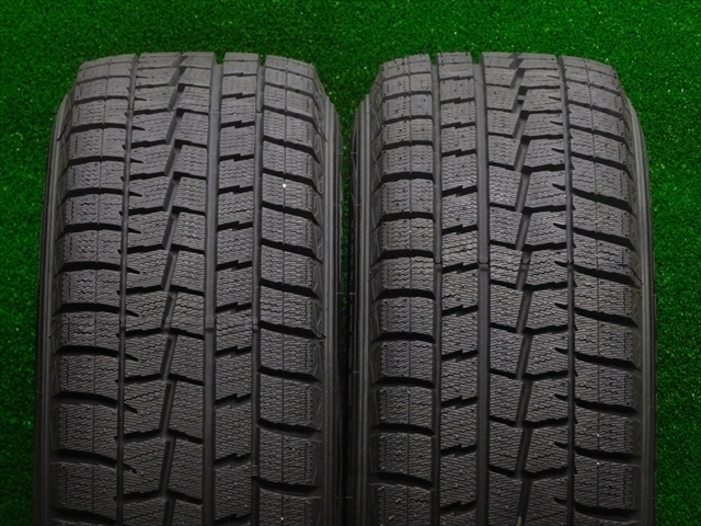 処分特価品 中古 ホイールタイヤ 4本 195/65R15 2018年製 9分山 ユーロデザイン アイガー スタッドレス タイヤ_画像5