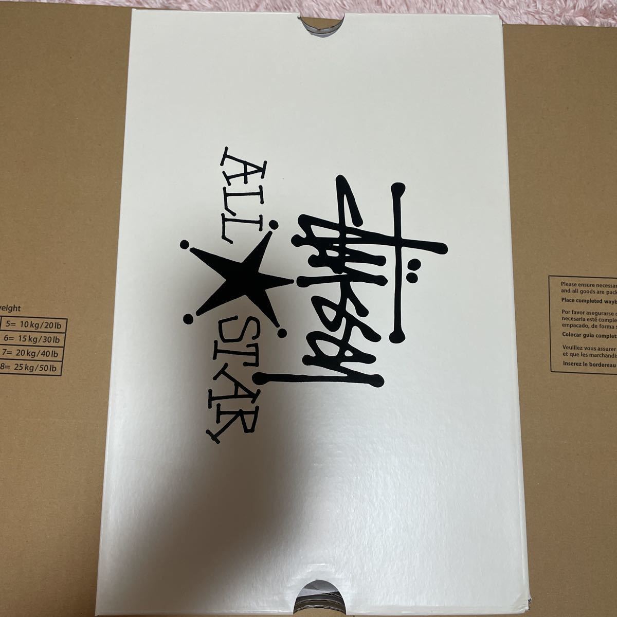 STUSSY CONVERSE ONE STAR BLACK ステューシー コンバース ワンスター コラボ ALL STAR オールスター 限定 27.5㎝