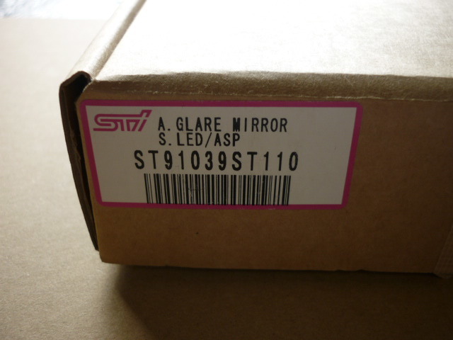 STI アンチグレアドアミラーLED ST91039ST110 レヴォーグVM/WRX S4 ASP