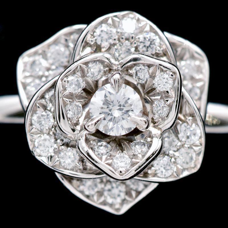 モニッケンダム イングリッシュローズ ダイヤモンド 0.540 リング・指輪