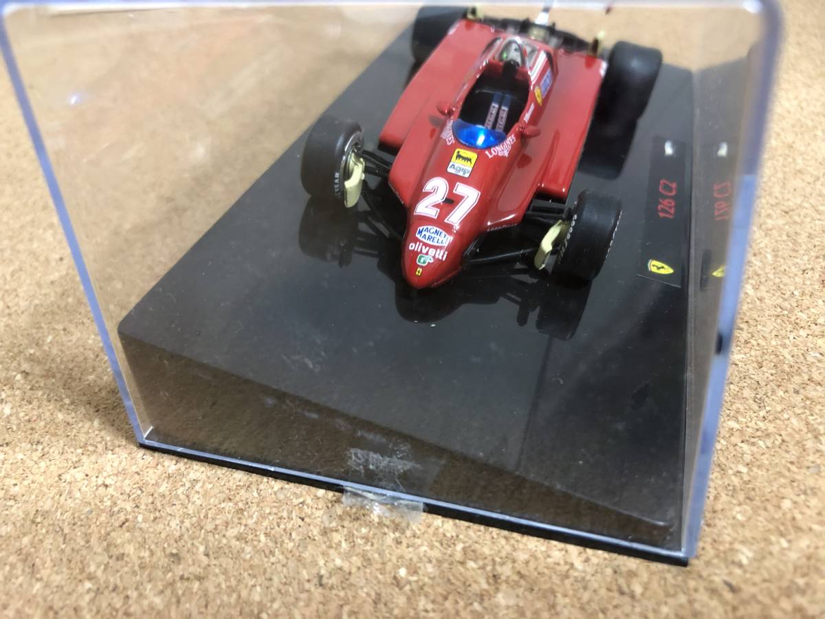 即決★マテル ホットウィール エリート 1/43 1982年型 スクーデリアフェラーリ 126C2 1.5L V6 ツインターボ #27 ヴィルヌーブ ミニカー_画像5