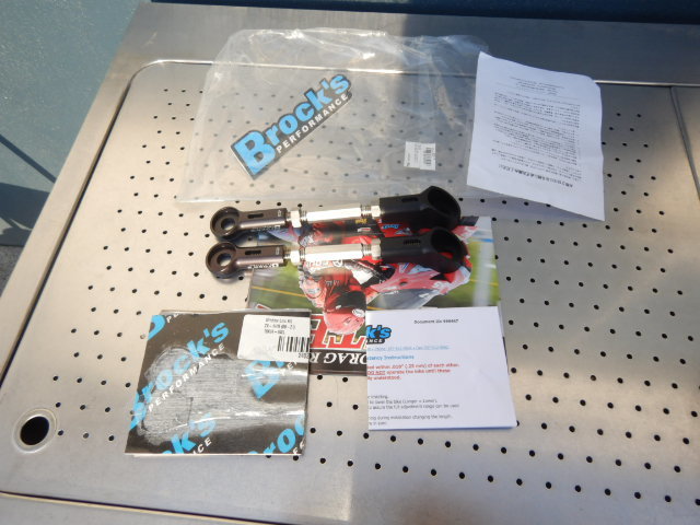 ☆3　Brock’s Window Link ローダウンリンク　ＺＸ14/14Ｒ　06-19　ZX14　ローダウンリンク　BrockS　クラス4　　開封品　未使用_画像1