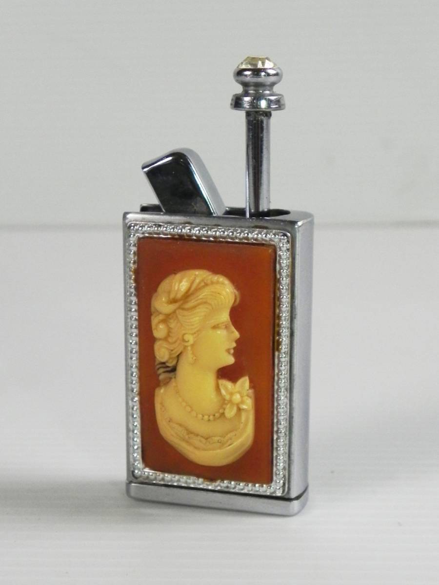 antique * perfume atomizer cameo sculpture gem case abroad made Vintage * tube 33863