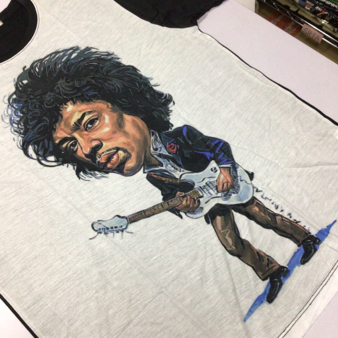 DBR5C. バンドイラストTシャツ XLサイズ　Jimi Hendrix ジミヘンドリックス　似顔絵_画像3