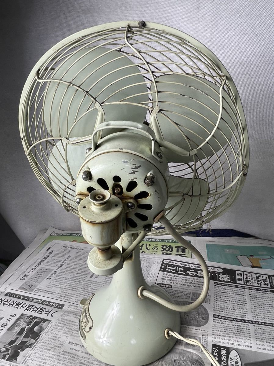 TOSHIBA 扇風機 TOKYO SHIBAURA 芝浦 A.C ELECTRIC FAN 35cm 4枚羽