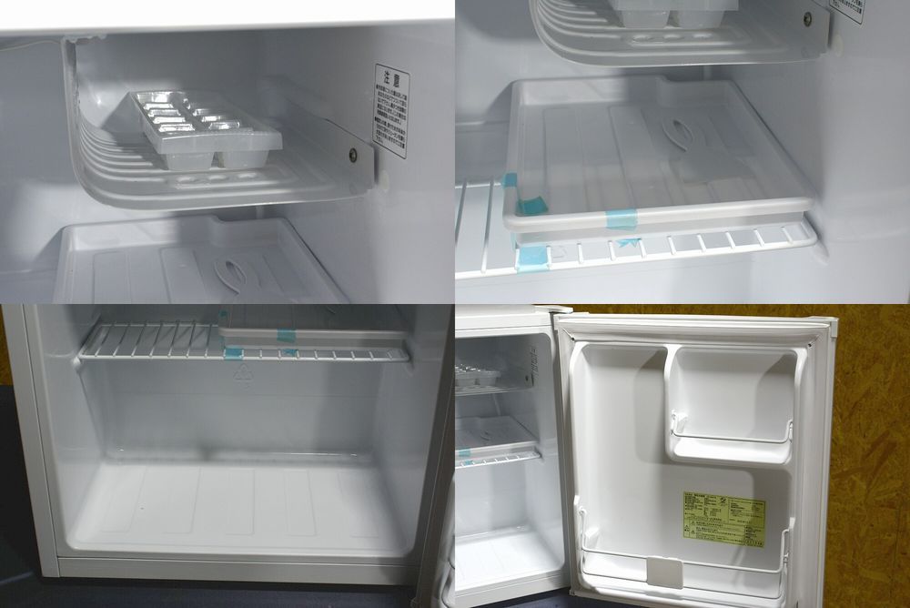 氷もできます★冷蔵庫 小型 ミニ ハイアール JR-N47A (W)47L ホワイト 静音 ノンフロン 小型冷蔵庫 ミニ冷蔵庫 一人暮らし サイズ 1ドア★_画像3