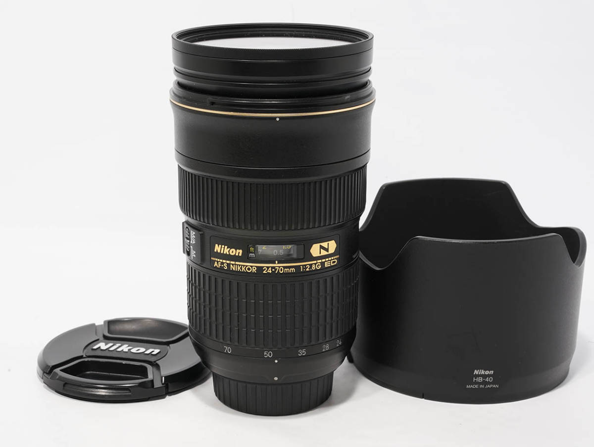 即決 良品 動作保証 ニコン AF-S NIKKOR 24-70mm F2.8G ED 保護
