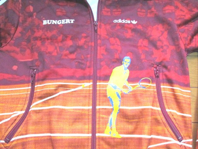 adidas　BUNGERT　ジャージ　2XS　テニス　オレンジ系　カーブポケット　トラックジャケット　アディダス_画像2