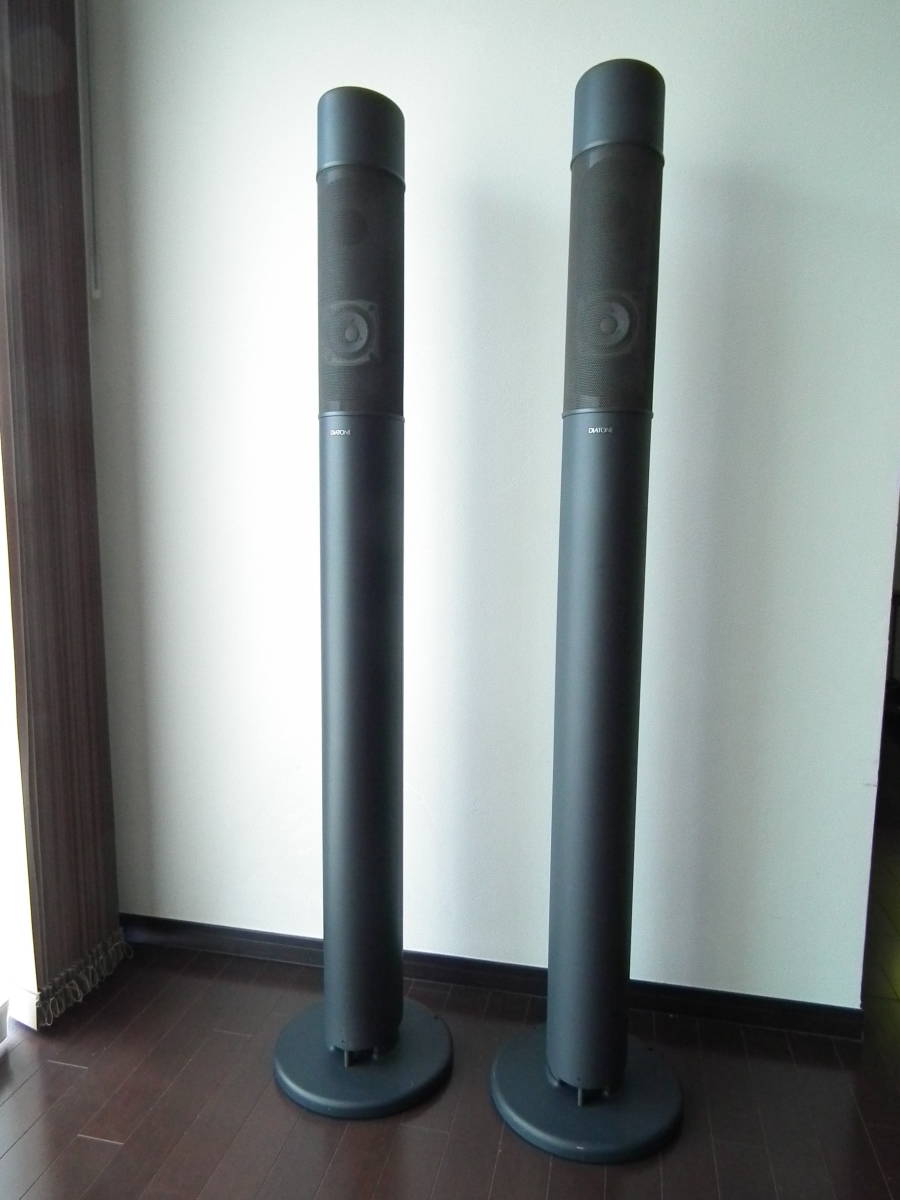DIATONE DS-S1 black ( Diatone tallboy type speaker system 2 way 3 speaker .. type 6Ω 150W 88dB)