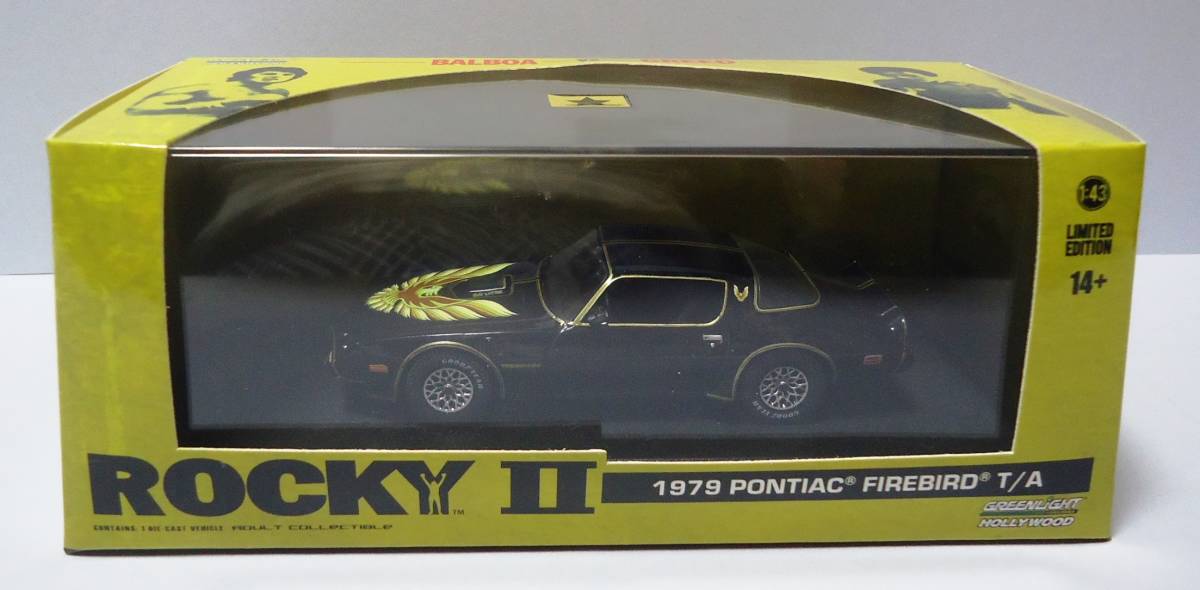 * new goods * unopened * green light 1/43 1979 Pontiac Firebird Trans Am hardtop &#34; Rocky II (1979)&#34;