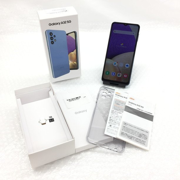 AGAH2020】Galaxy A32 5G SCG08 オーサムブルー 64GB 付属品 箱付き
