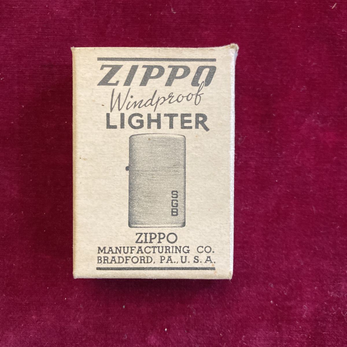 ジッポライター 1937年製オリジナル ZIPPO 箱付き未使用品