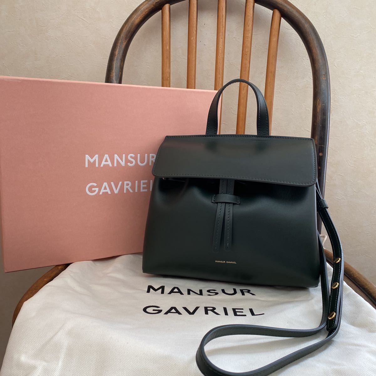 未使用 MANSUR GAVRIELマンサーガブリエル/ ミニミニ　レディバッグ　mini mini lady bag