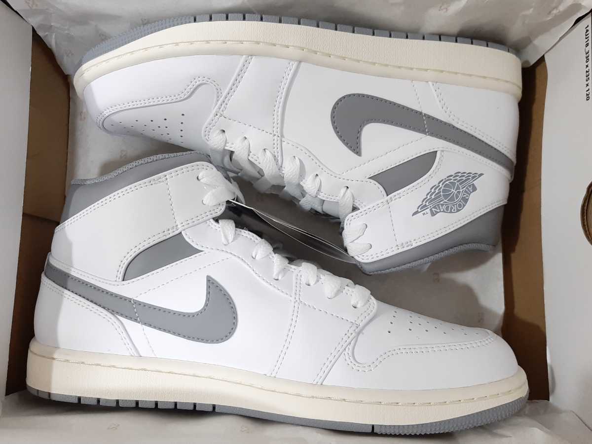 27 5cm US9 5 Nike Air Jordan 1 Mid Vintage Grey ナイキ エア 27 5cm US9 5 Nike Air Jordan 1 Mid Vintage Grey ナイキ エア