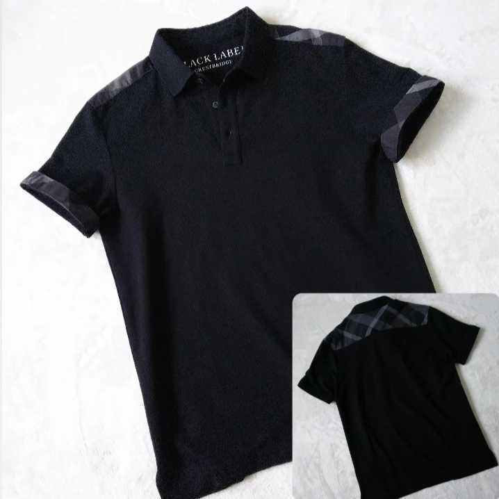 極美品 L】ブラックレーベルクレストブリッジ ポロシャツ 半袖シャツ