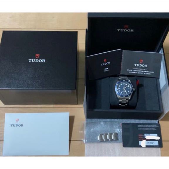 未使用 tudor fifty eight 79030b 58 フィフティエイトROLEX ロレックス ブラックベイ ブルー_画像3