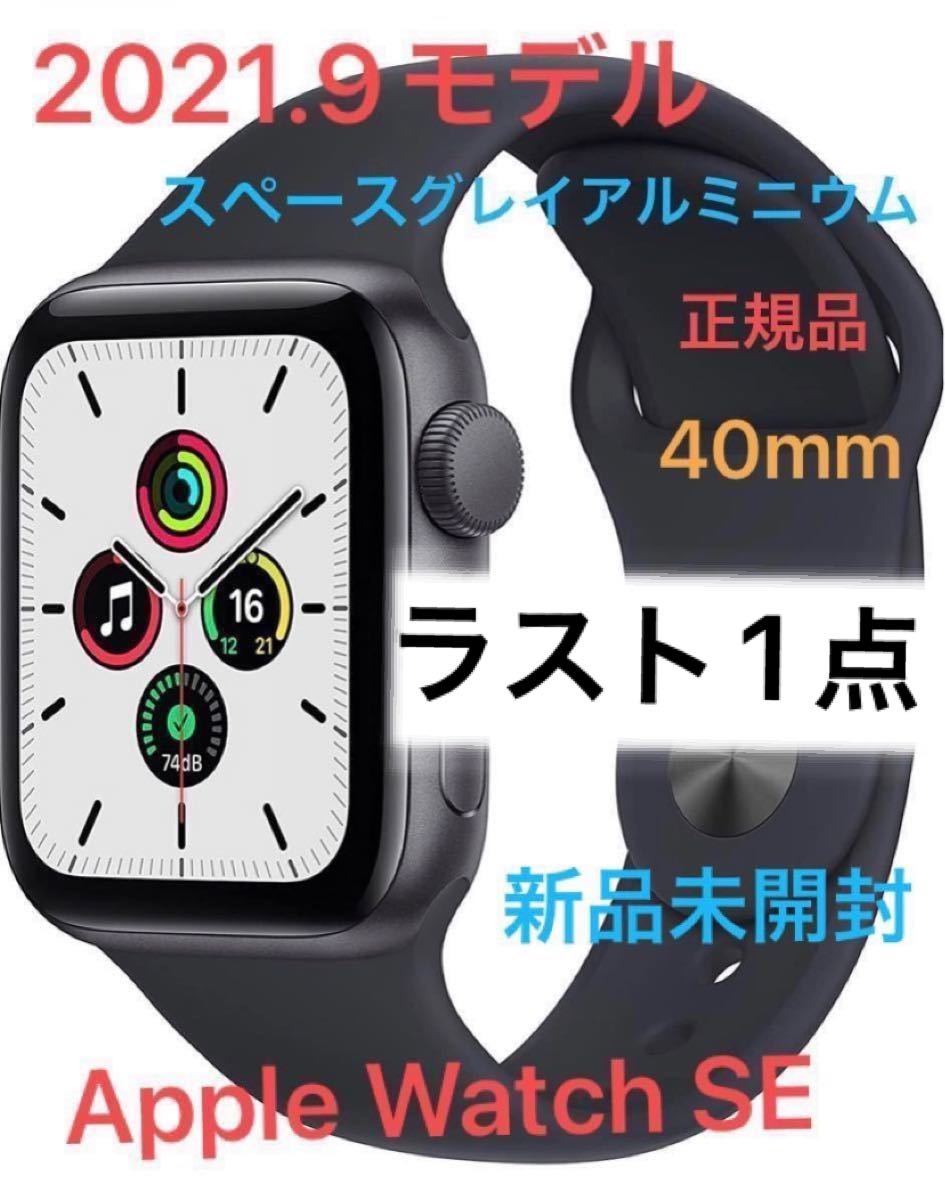 Apple Watch SE 40mm (GPSモデル)スペースグレイアルミニウムケース