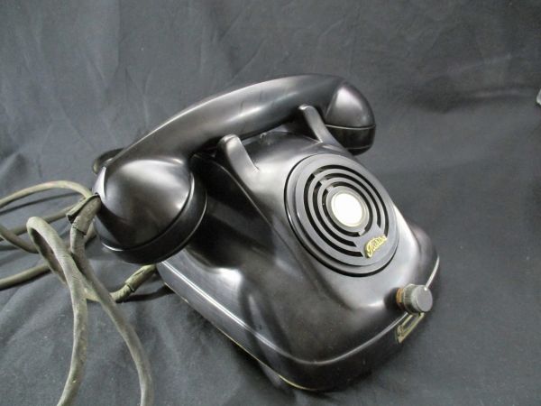 アンティーク黒電話　東京芝浦電気　東芝TT－4863