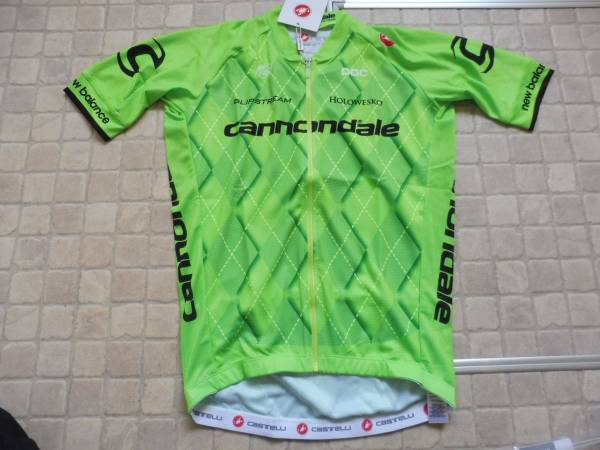 Castelli Cannondale team 2.0 Jersey FZ 半袖　ジャージ　S　カステリ　キャノンデール　6001_画像1