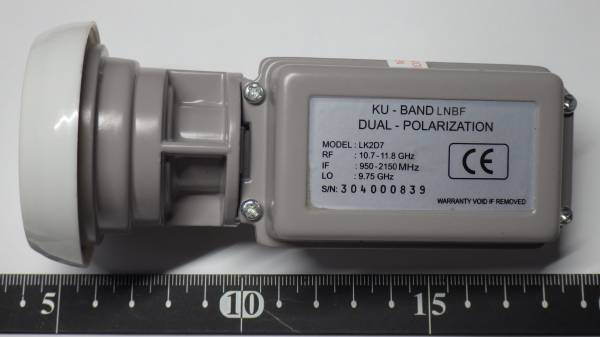 KU-Band LNBF Dual-polarization новый товар не использовался LK2D7 1 шт 