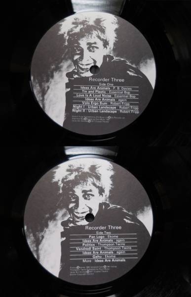 RECORDER THREE／V.A. ROBERT FRIPP THOMPSON TWINS EKOME 1981 LPマガジン_画像3