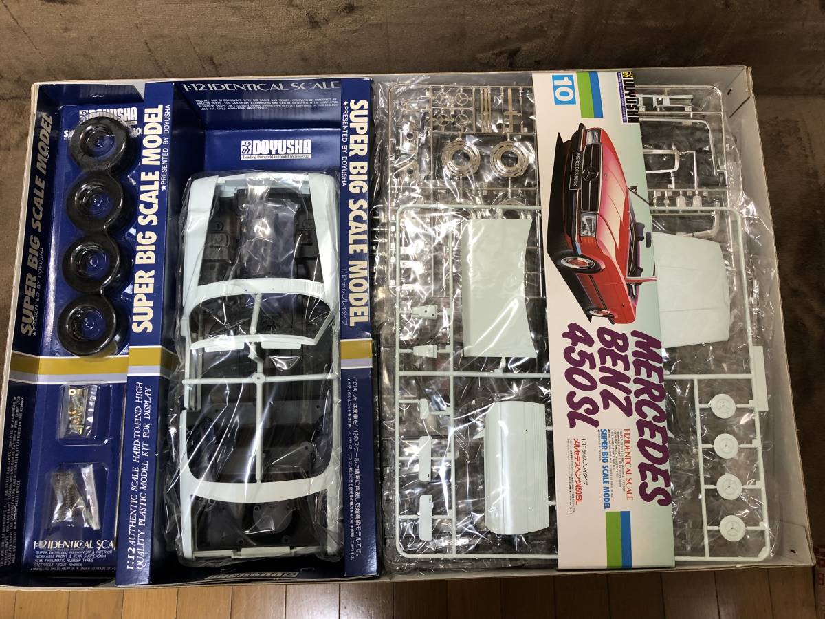 当時物!在庫品・童友社・1/12 メルセデスベンツ 450SL・未開封 当時物!在庫品・童友社・1/12 メルセデスベンツ 450SL・未開封