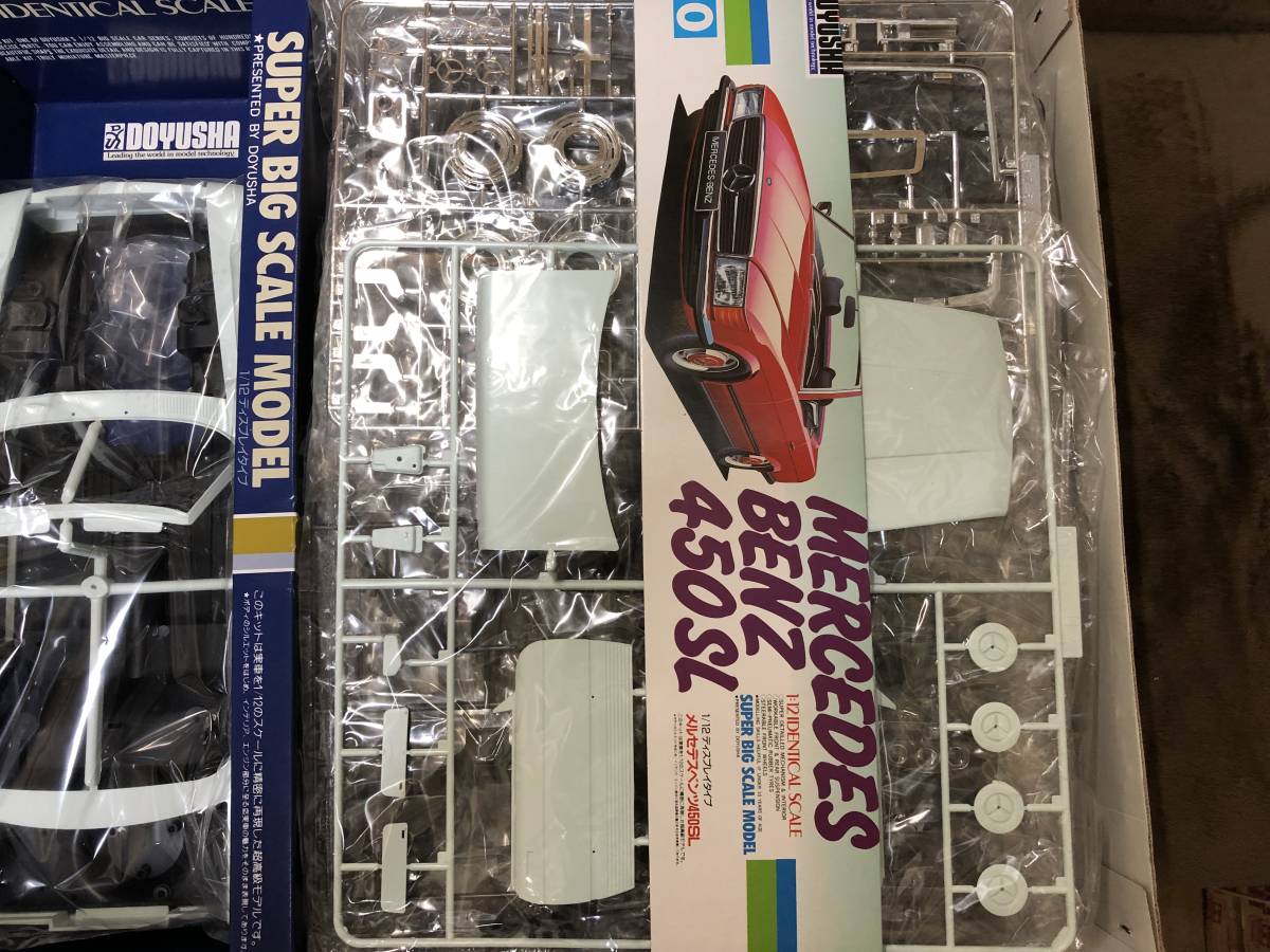 当時物!在庫品・童友社・1/12 メルセデスベンツ 450SL・未開封 当時物!在庫品・童友社・1/12 メルセデスベンツ 450SL・未開封