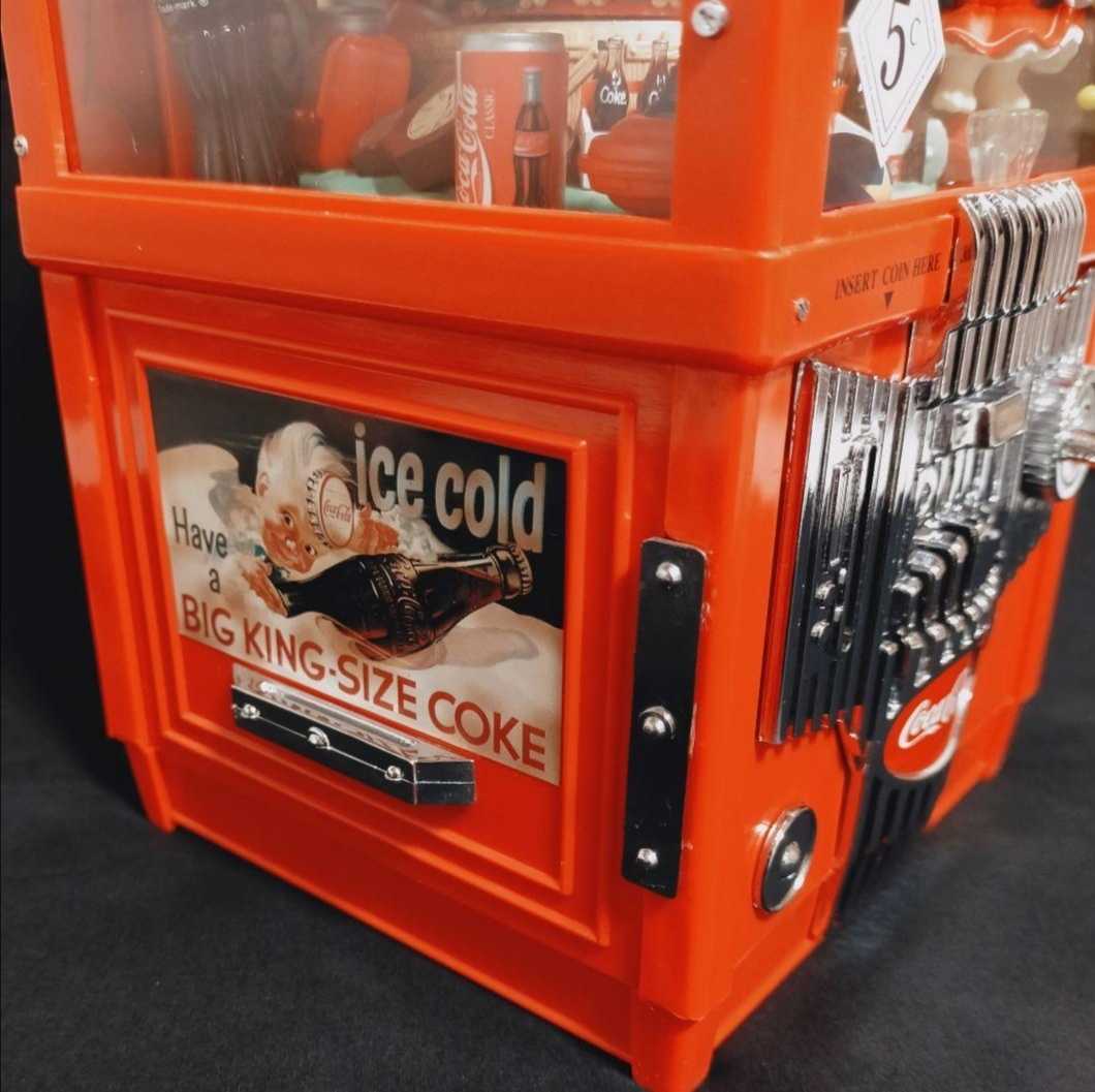コカコーラ クレーンゲーム型 貯金箱 レトロ オルゴール UFO