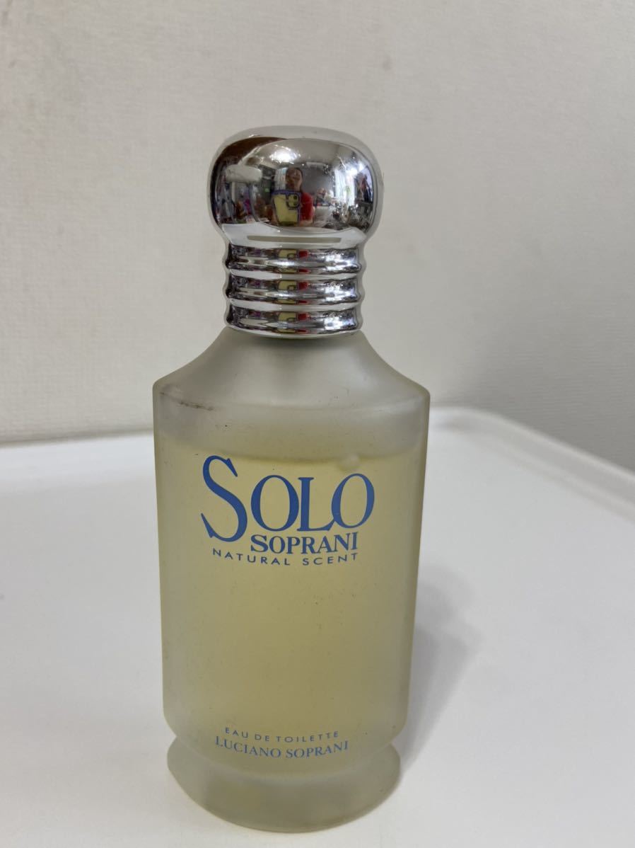 ★LUCIANO SOPRANI ルチアーノ ソプラーニ/SOLO ソロ★50ml・EDT・USED★ 定形外発送350円　香水_画像1