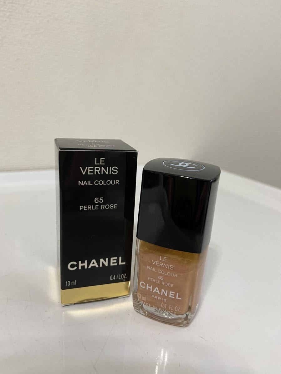 CHANEL シャネル ヴェルニ #65 PERLE ROSE 13ml 残量たっぷり　マニキュア　ネイルカラー　定形外発送220円_画像1